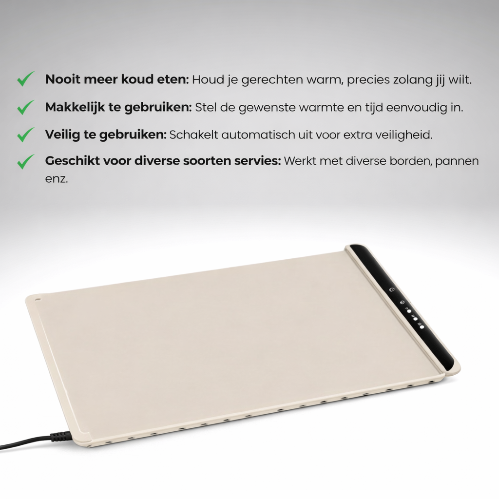 Warmhoudplaat – Warm eten zonder stress